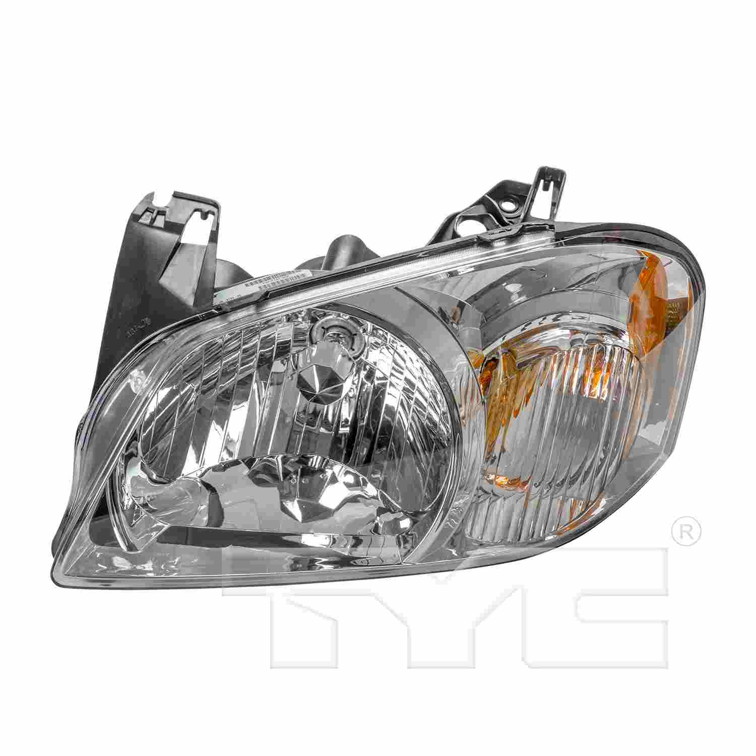 TYC Headlight Assembly  top view frsport 20-6620-00