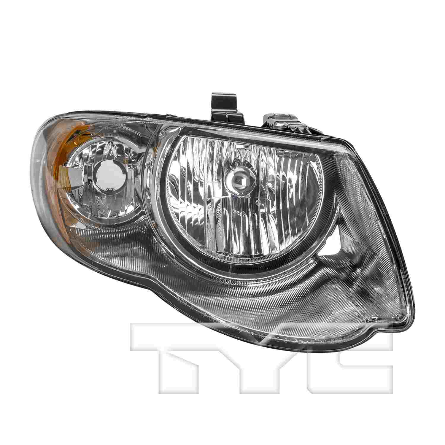 TYC Headlight Assembly  top view frsport 20-6635-00