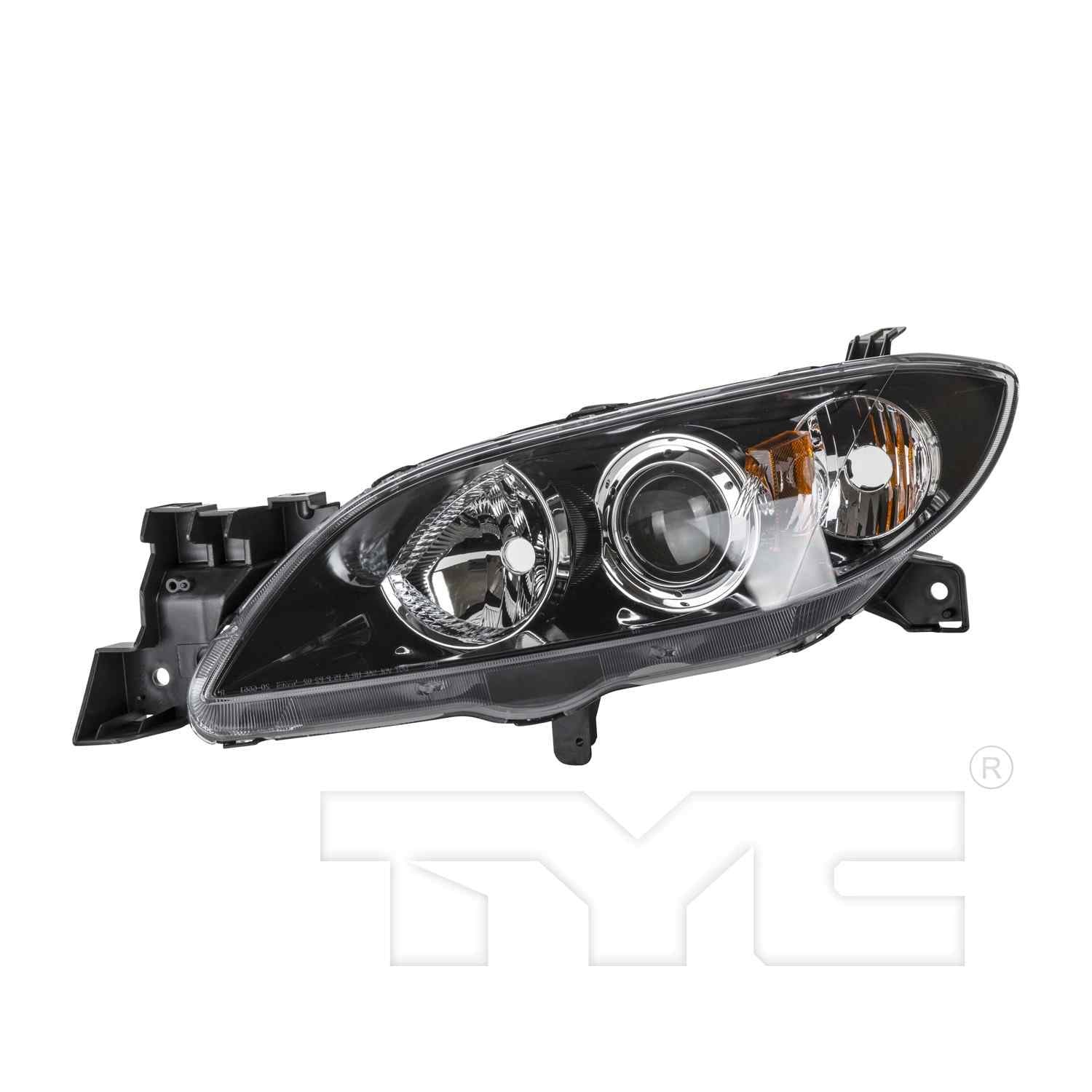 TYC Headlight Assembly  top view frsport 20-6662-01