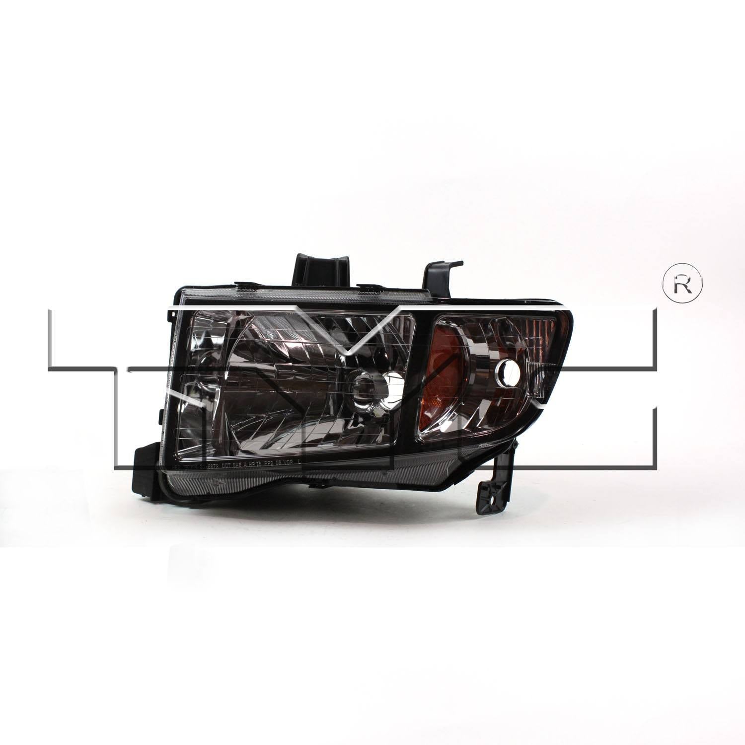 TYC Headlight Assembly  top view frsport 20-6672-01-9