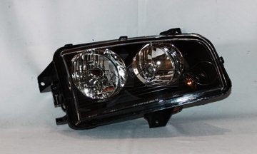 TYC Headlight Assembly  top view frsport 20-6727-00