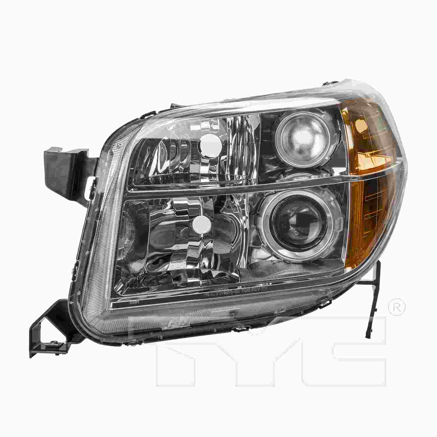 TYC Headlight Assembly  top view frsport 20-6760-01