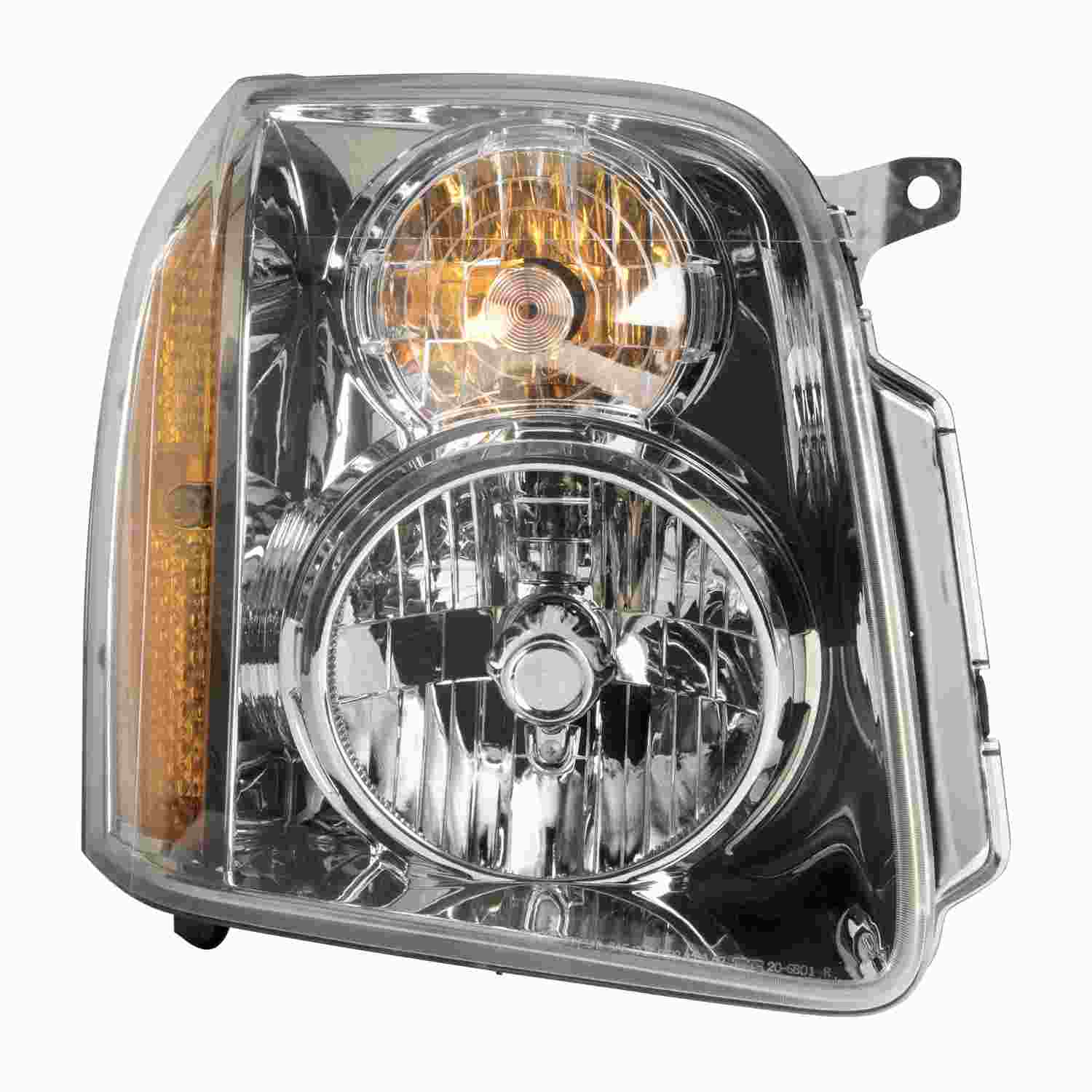 TYC Headlight Assembly  top view frsport 20-6801-00-9