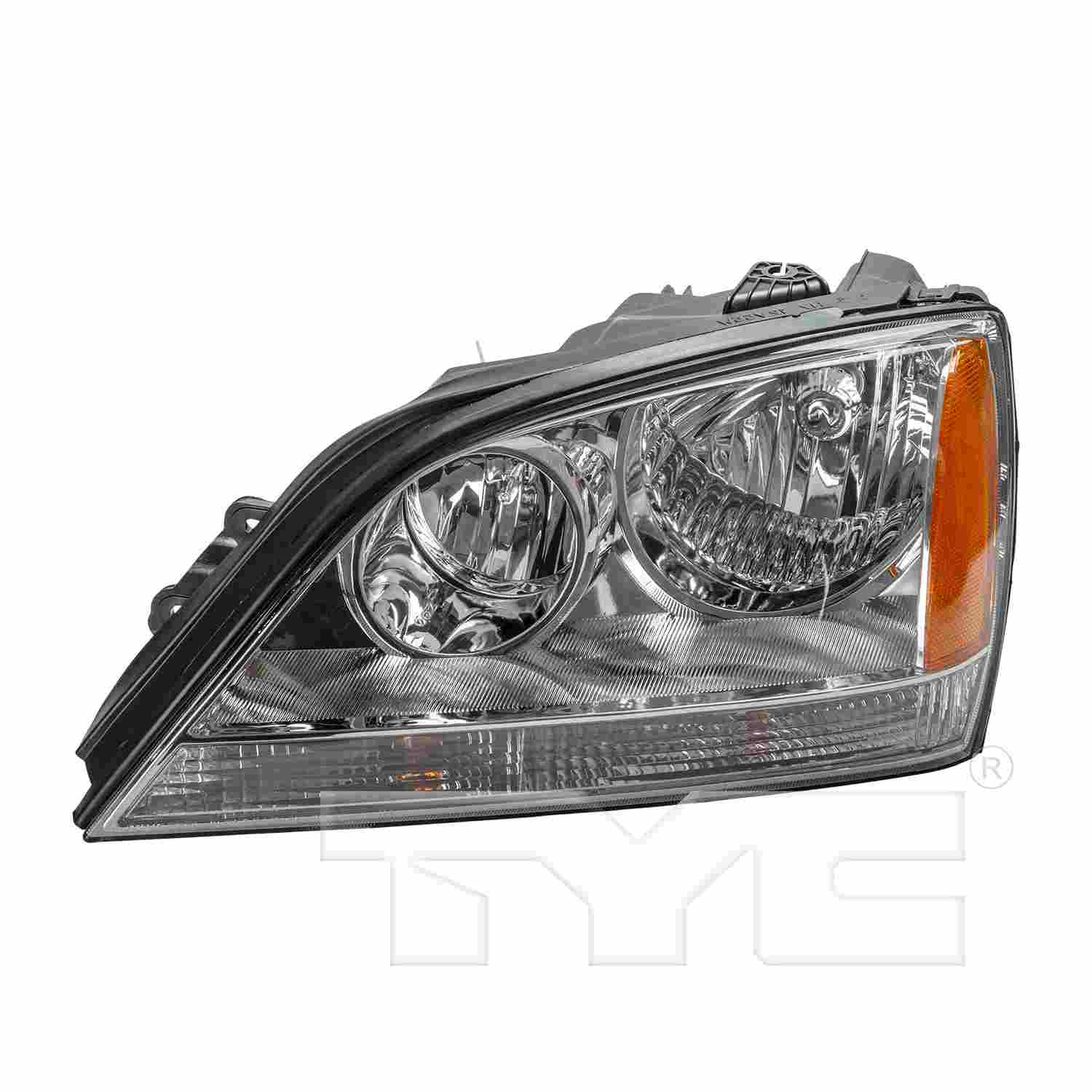 TYC Headlight Assembly  top view frsport 20-6806-00