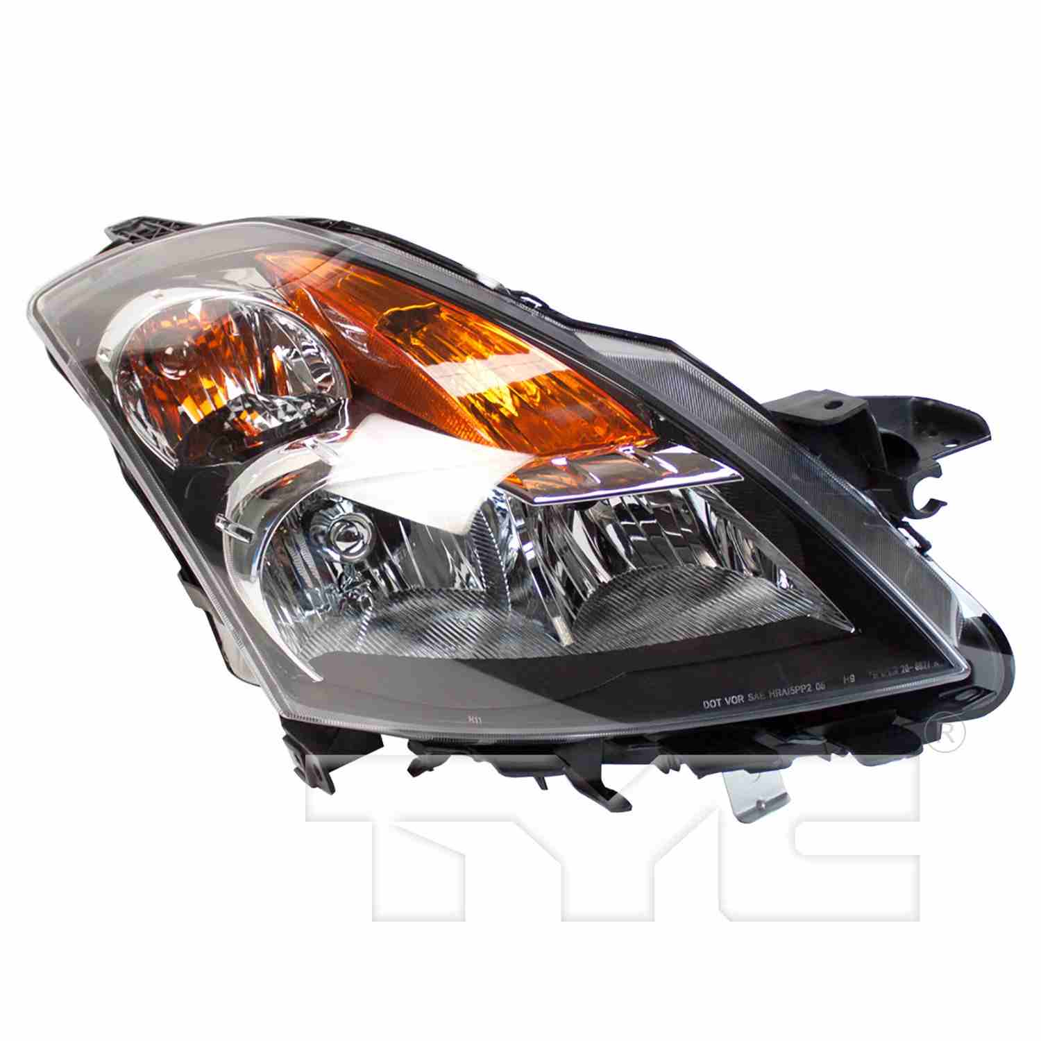 TYC Headlight Assembly  top view frsport 20-6827-00