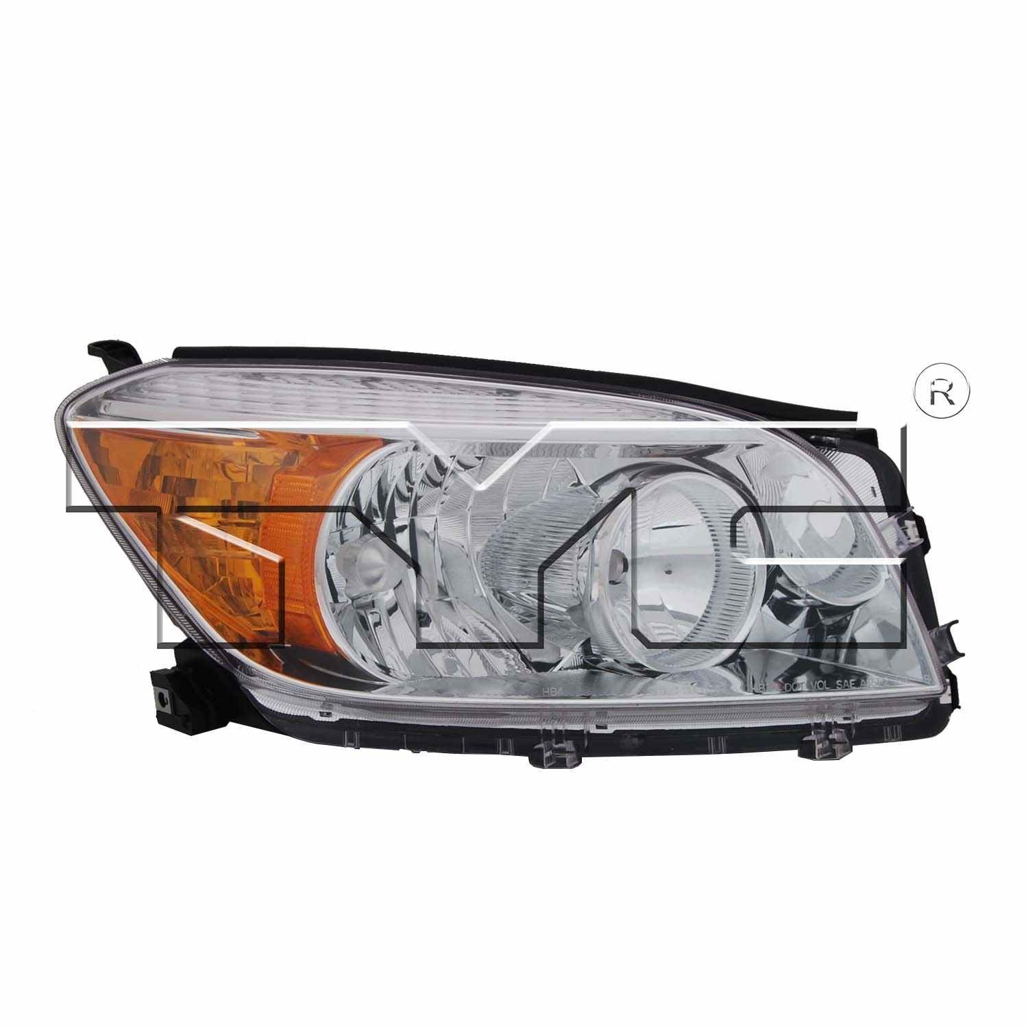 TYC Headlight Assembly  top view frsport 20-6909-01-9