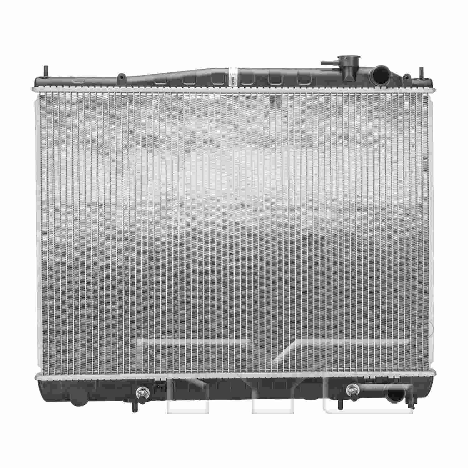 TYC TYC Radiator  top view frsport 2075