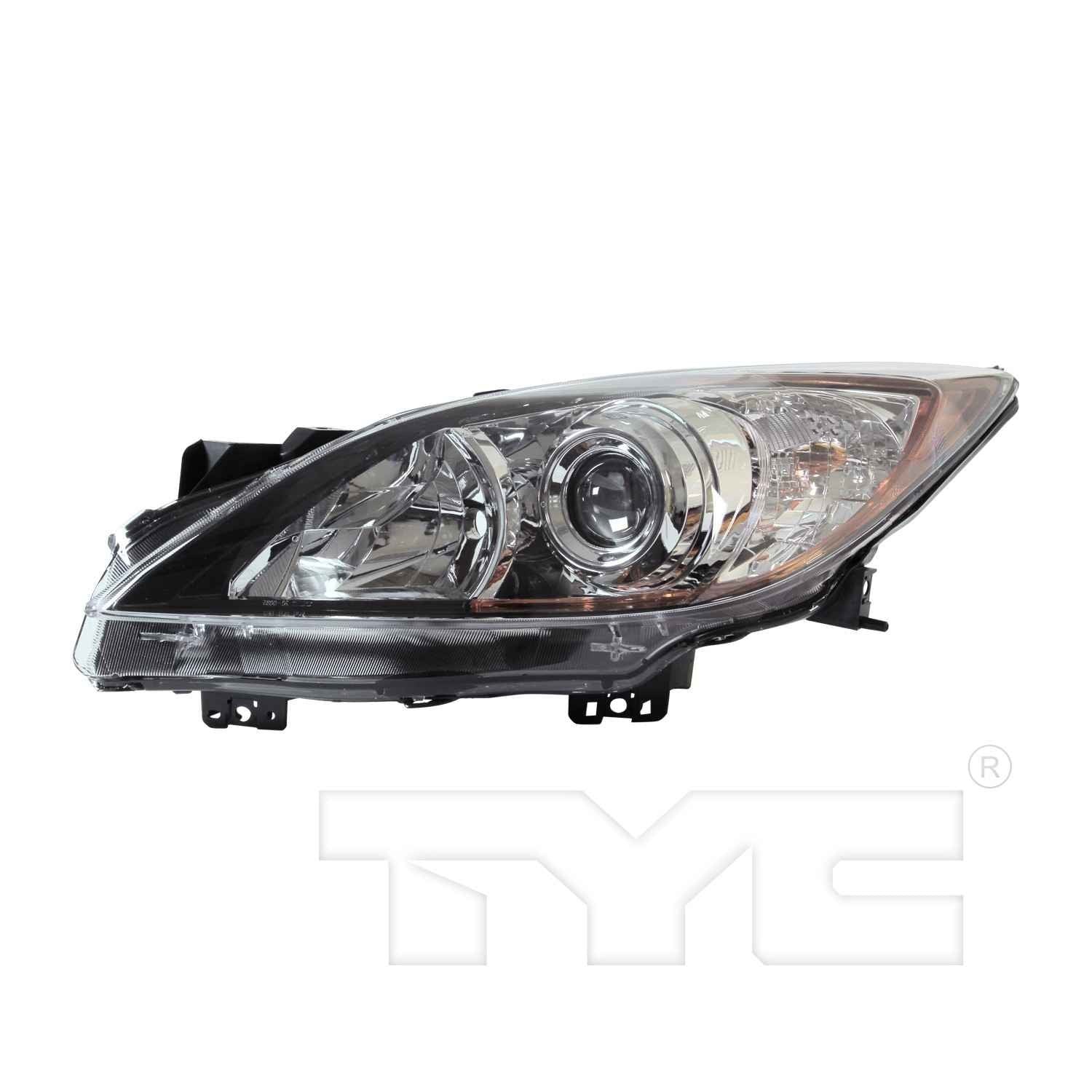 TYC Headlight Assembly  top view frsport 20-9086-01-9