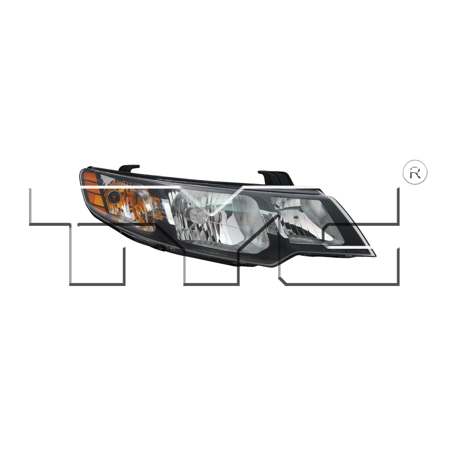 TYC Headlight Assembly  top view frsport 20-9117-00-9