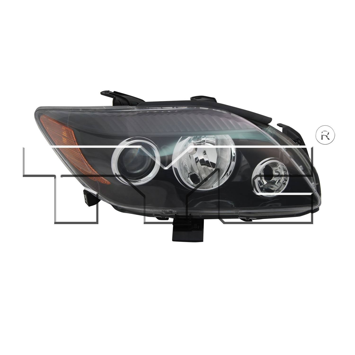 TYC Headlight Assembly  top view frsport 20-9127-01-9