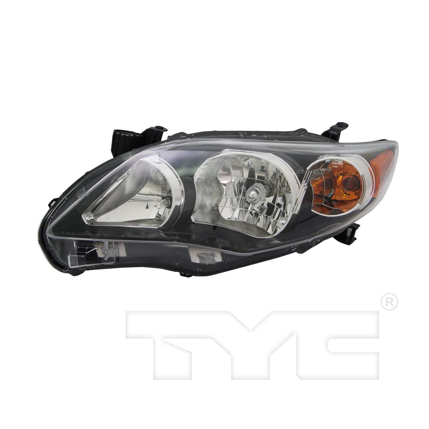 TYC Headlight Assembly  top view frsport 20-9196-90-9