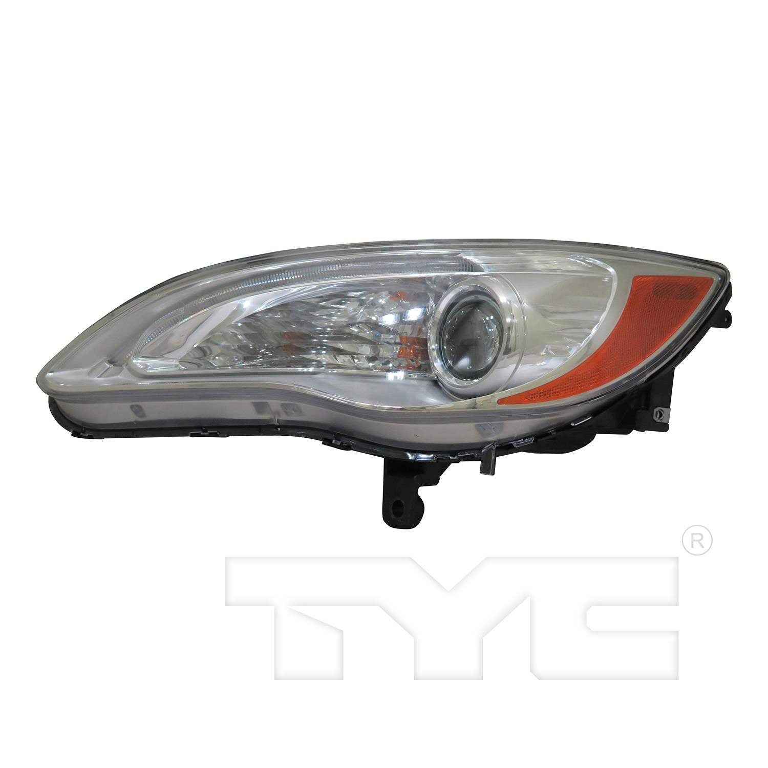 TYC Headlight Assembly  top view frsport 20-9198-00