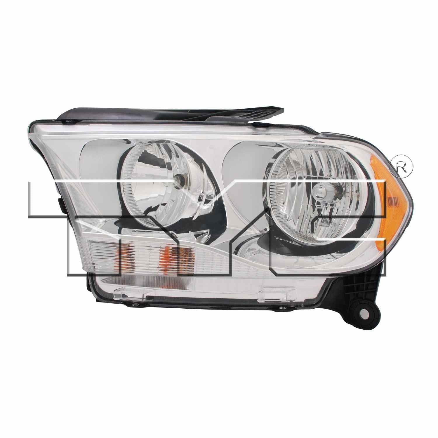 TYC Headlight Assembly  top view frsport 20-9204-00-9