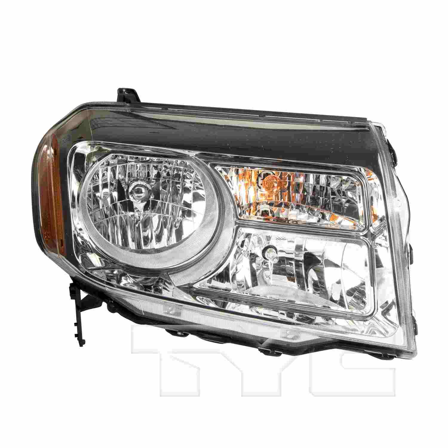 TYC Headlight Assembly  top view frsport 20-9223-00-9