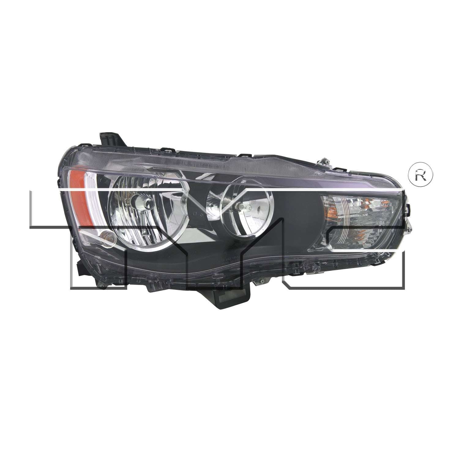 TYC Headlight Assembly  top view frsport 20-9261-00