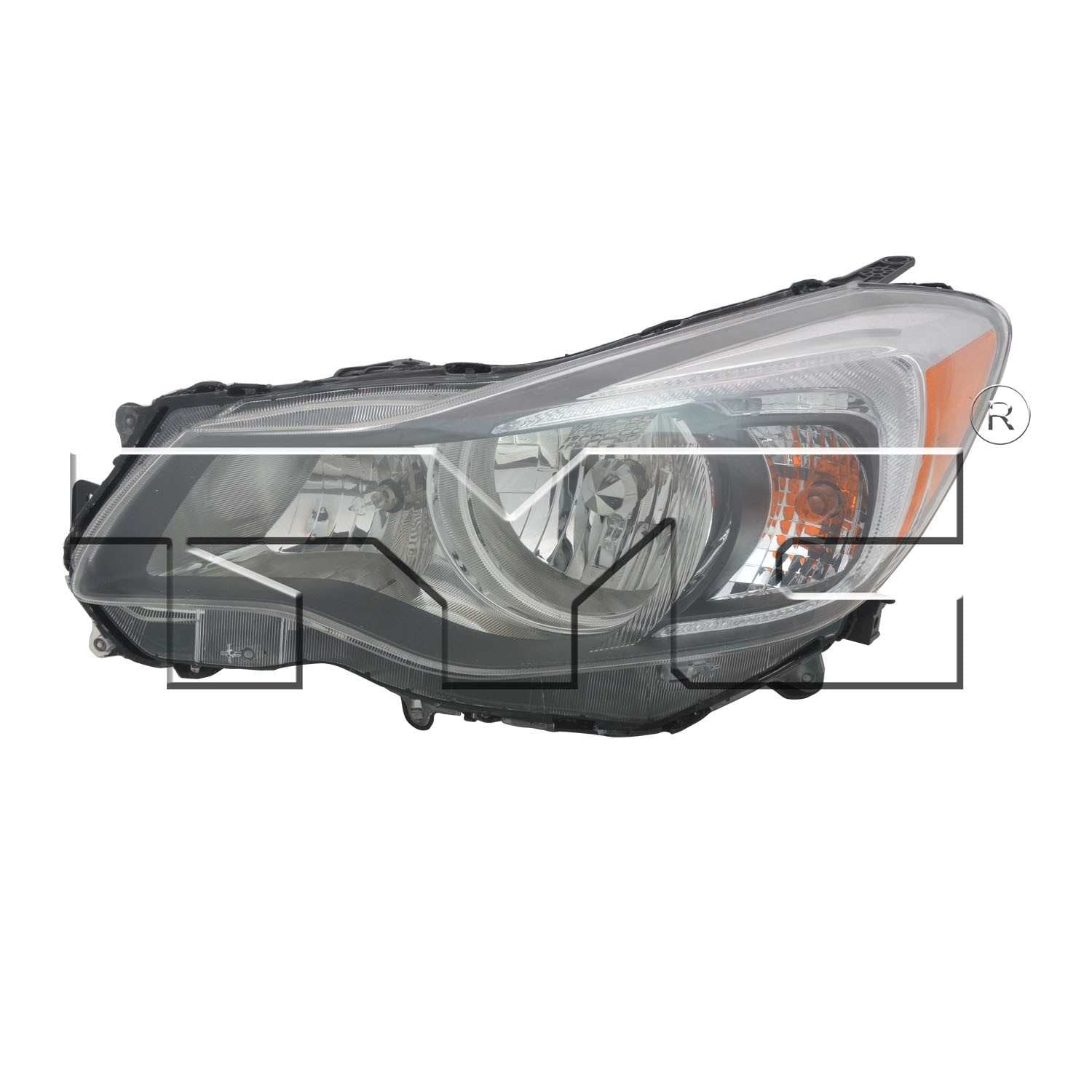 TYC Headlight Assembly  top view frsport 20-9304-00