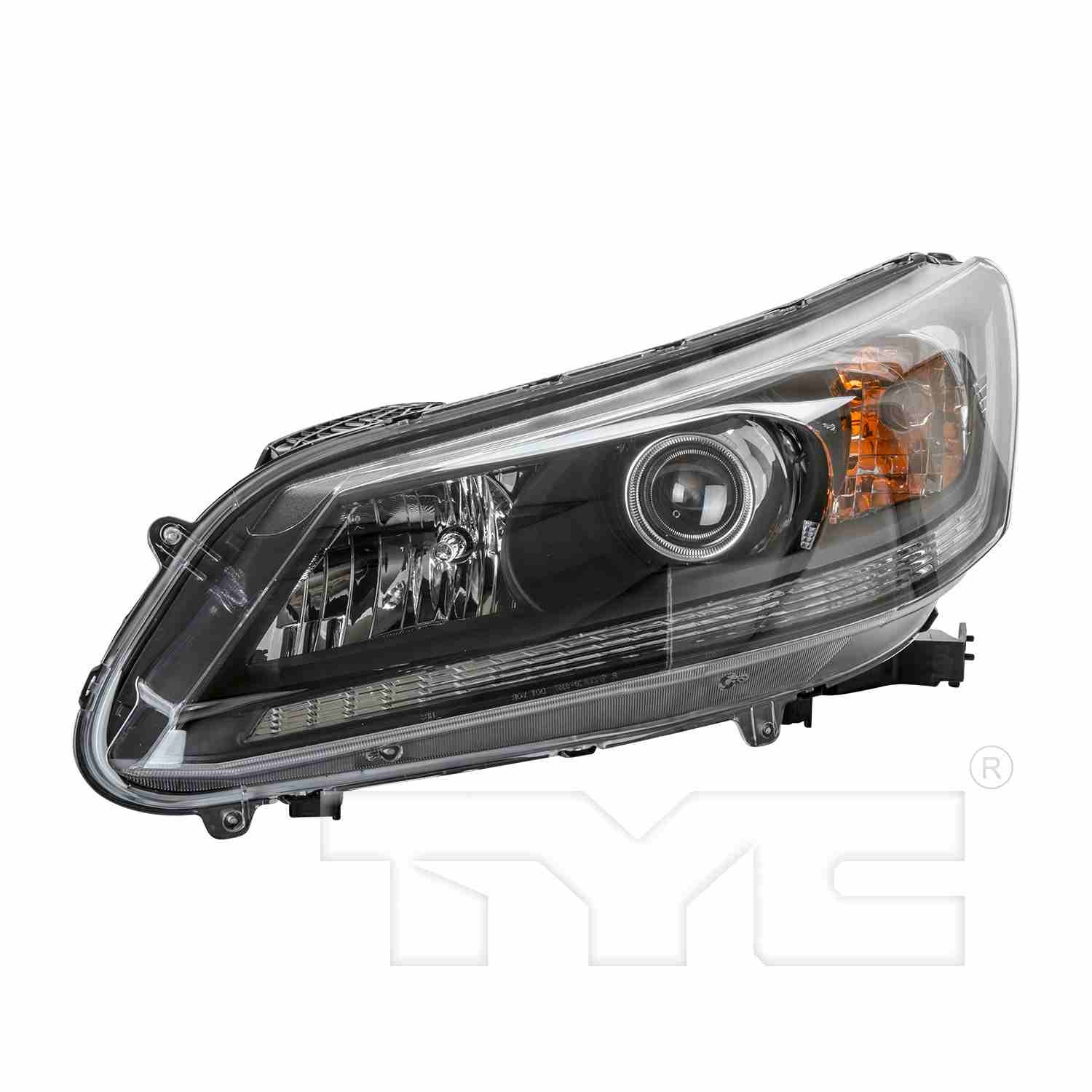 TYC Headlight Assembly  top view frsport 20-9358-00