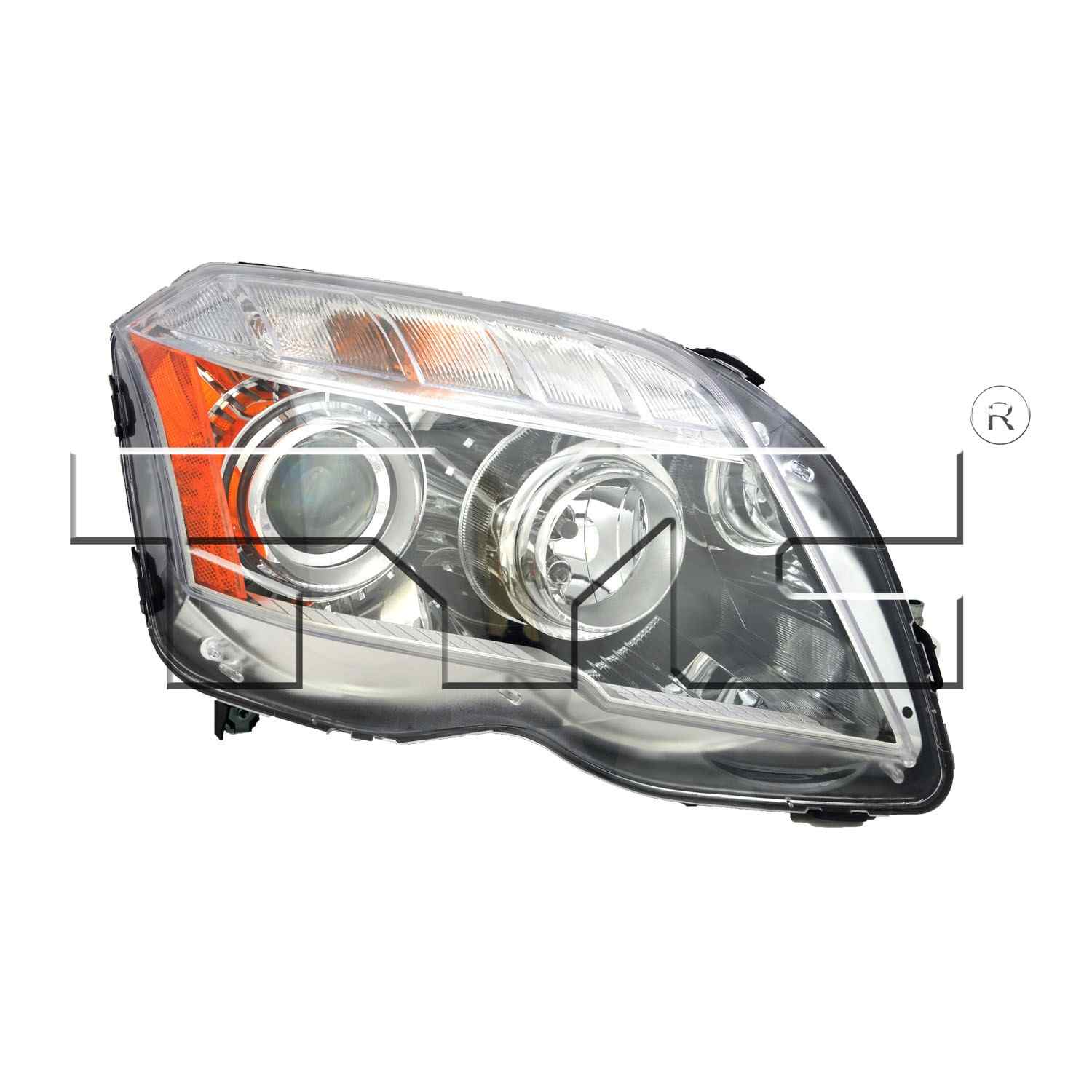 TYC Headlight Assembly  top view frsport 20-9373-00