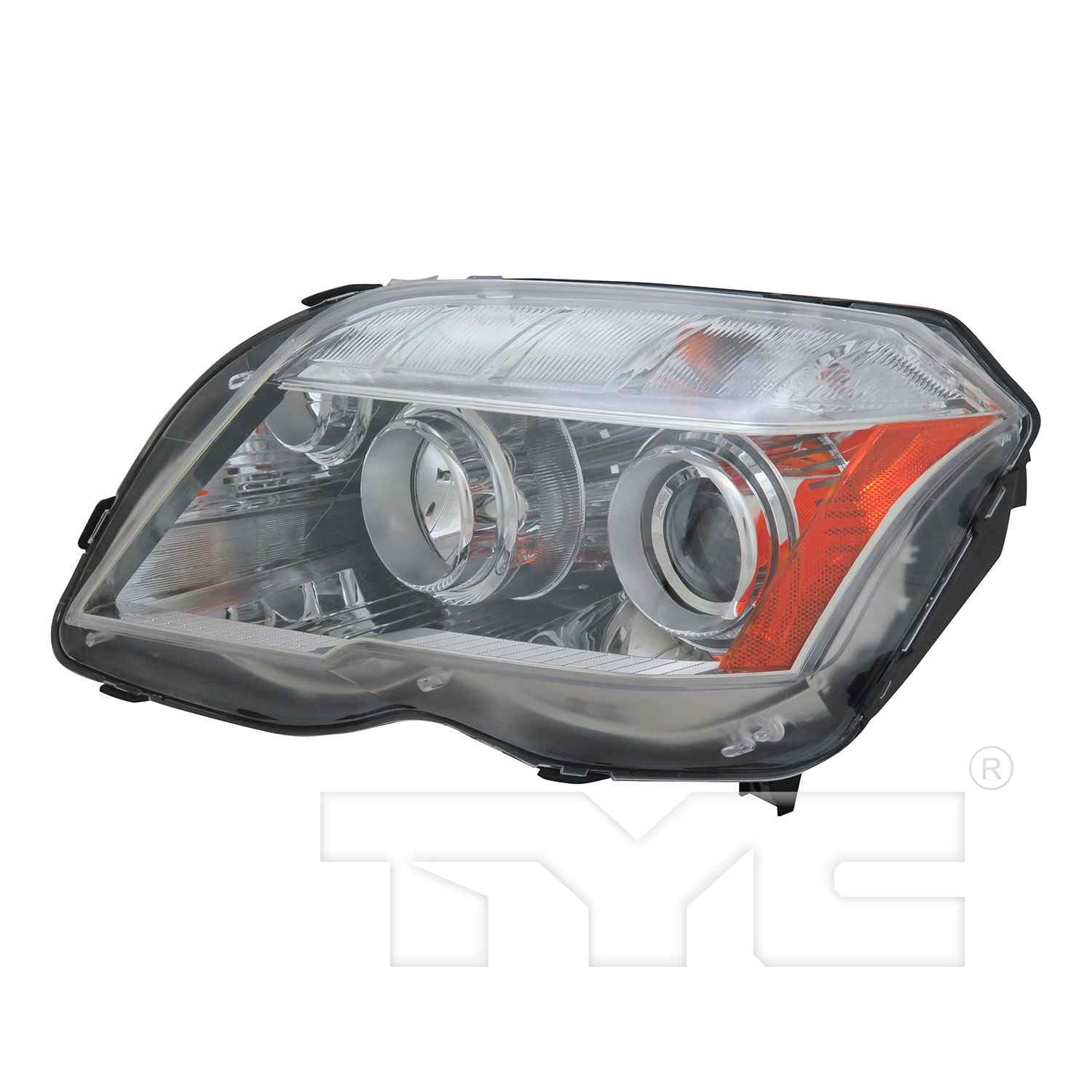 TYC Headlight Assembly  top view frsport 20-9374-00-9