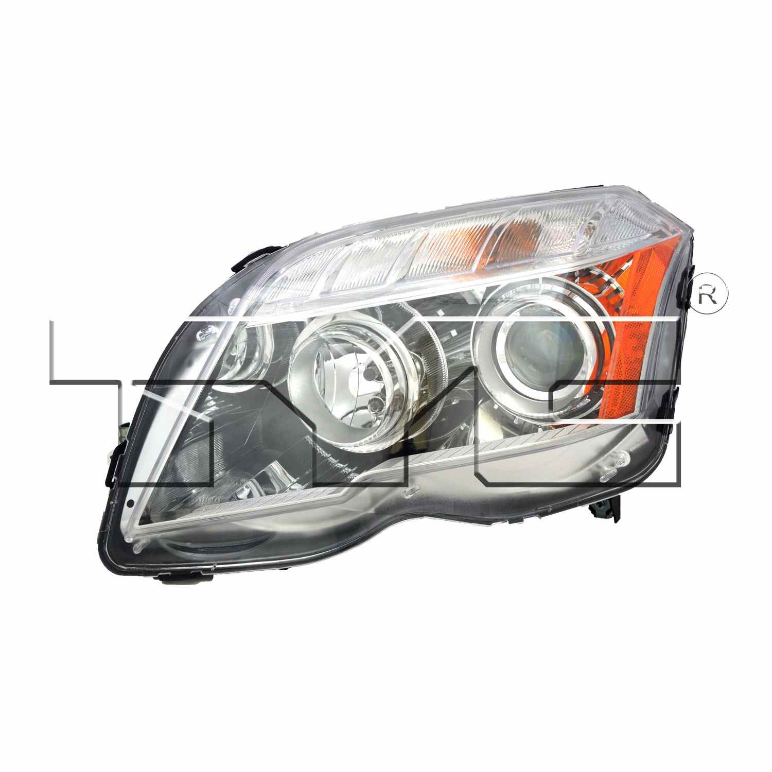 TYC Headlight Assembly  top view frsport 20-9374-00