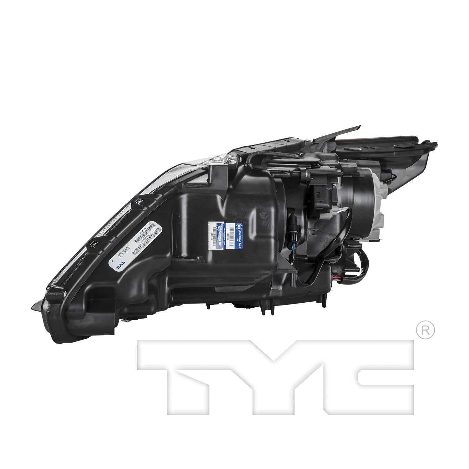 tyc headlight assembly  frsport 20-9385-01