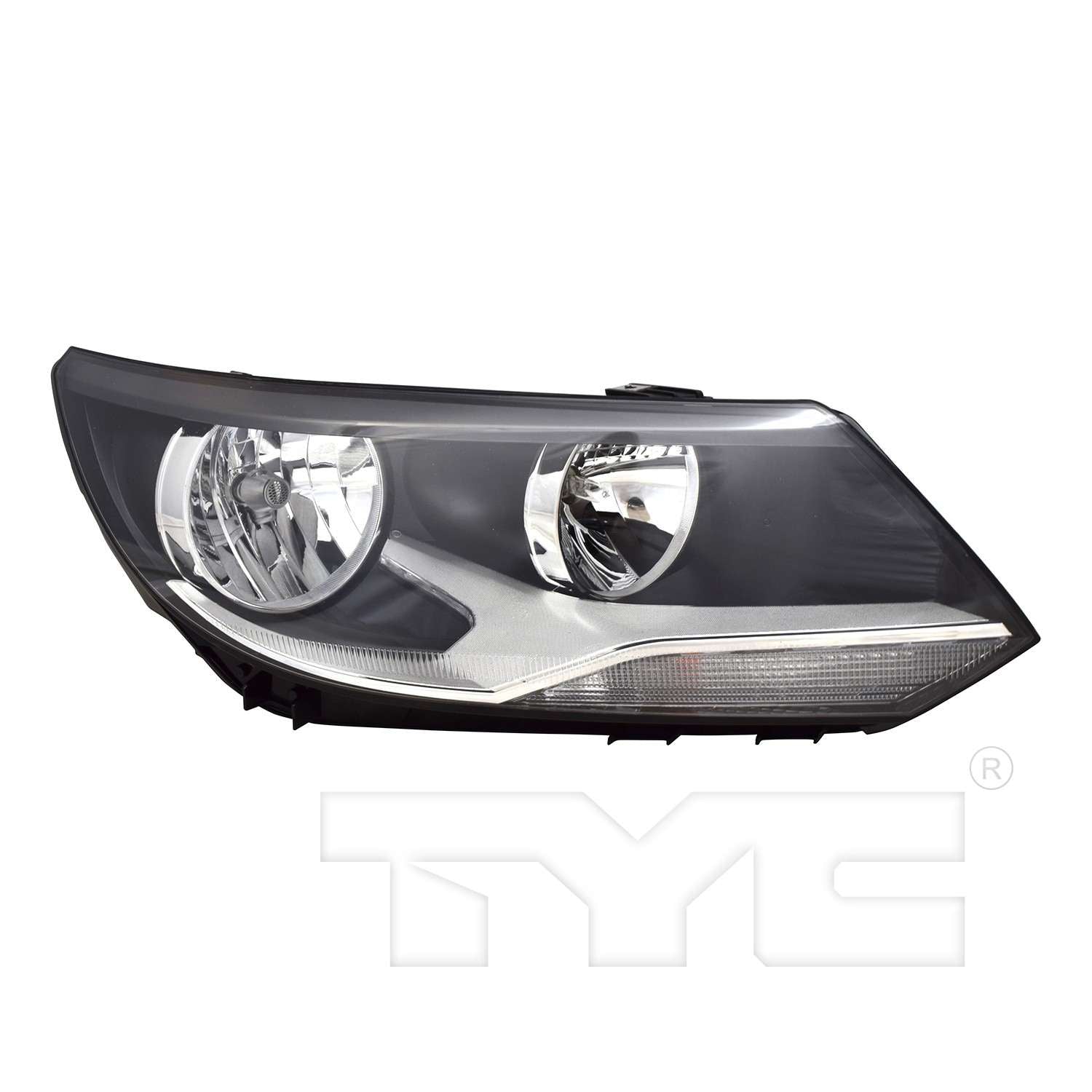 TYC Headlight Assembly  top view frsport 20-9581-00-9