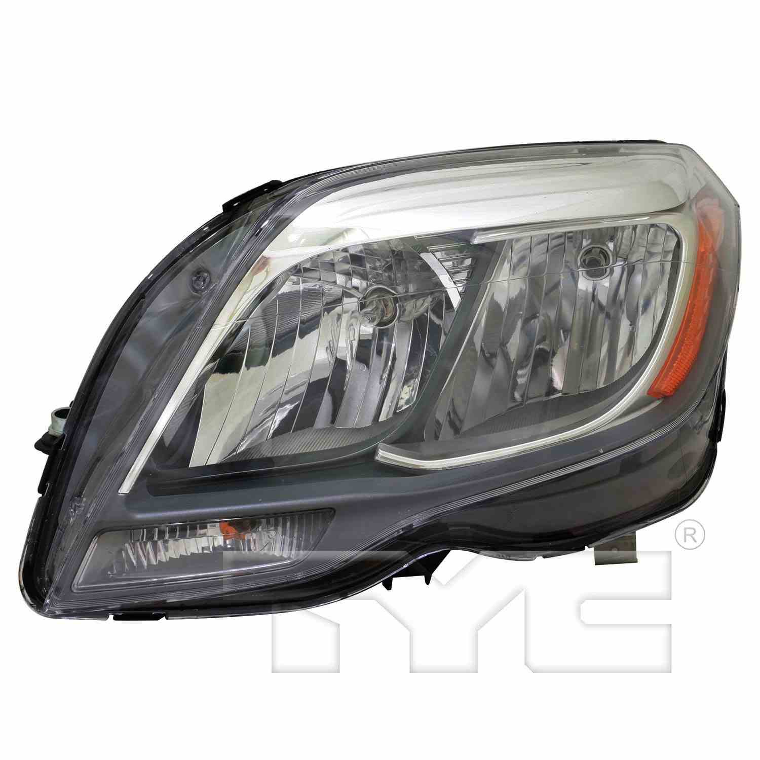 TYC Headlight Assembly  top view frsport 20-9812-00