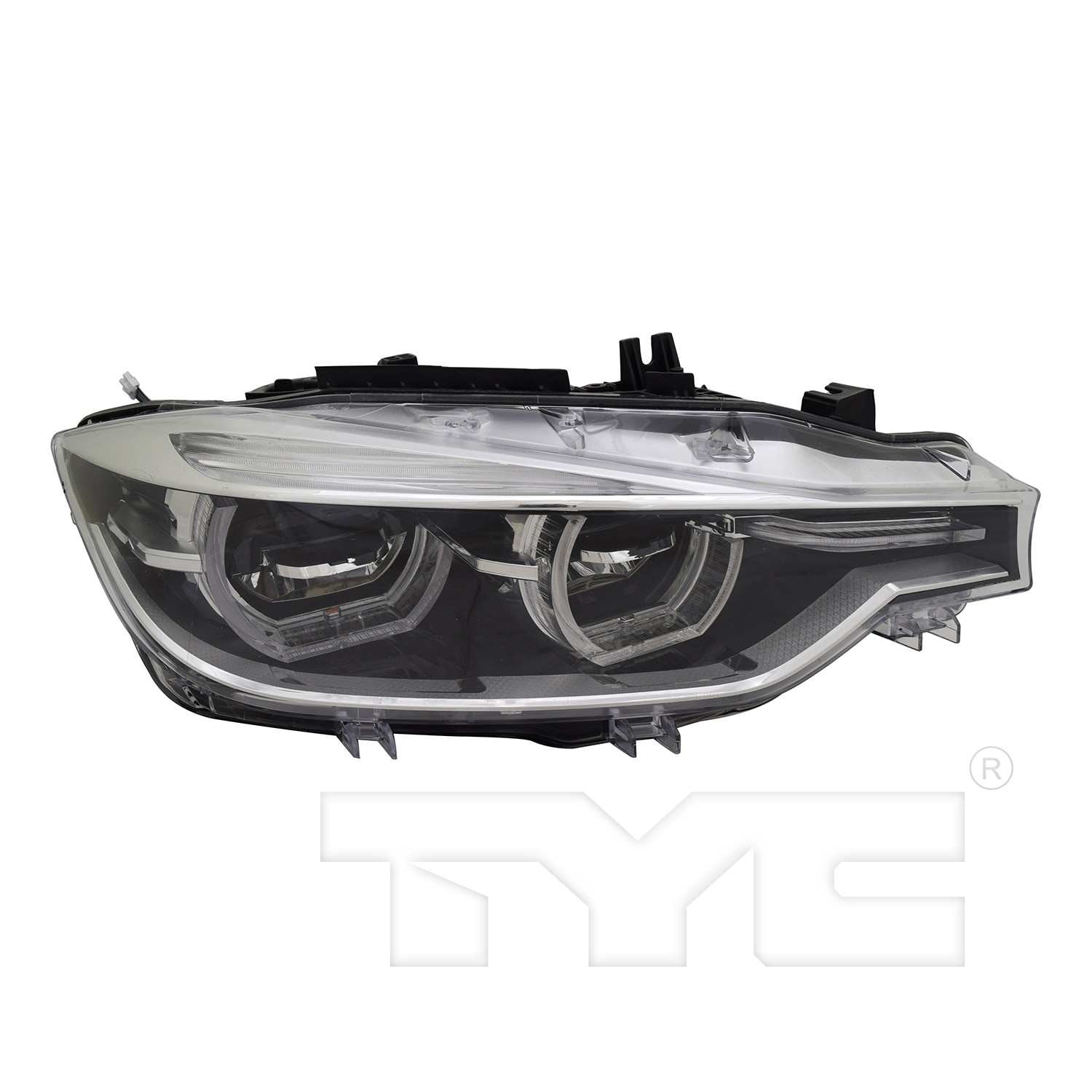 TYC Headlight Assembly  top view frsport 20-9817-00