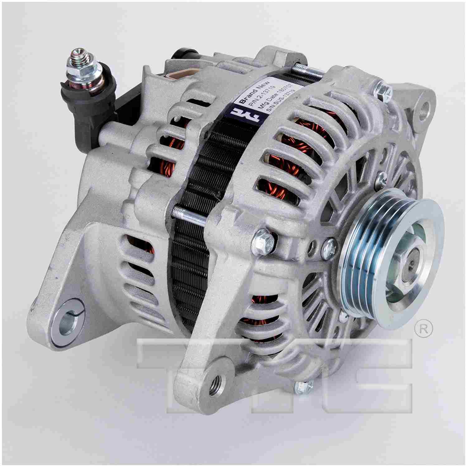 TYC Alternator  top view frsport 2-13719