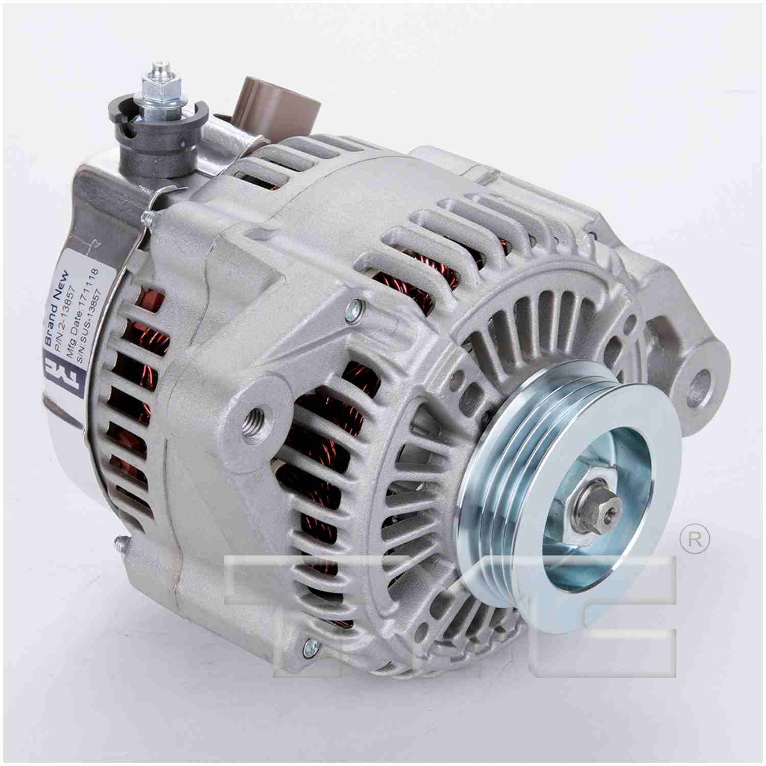 TYC Alternator  top view frsport 2-13857