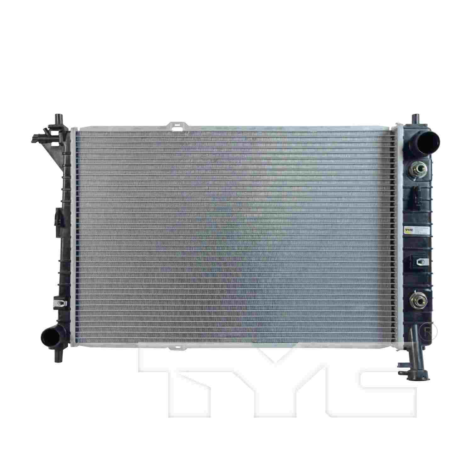 TYC TYC Radiator  top view frsport 2138