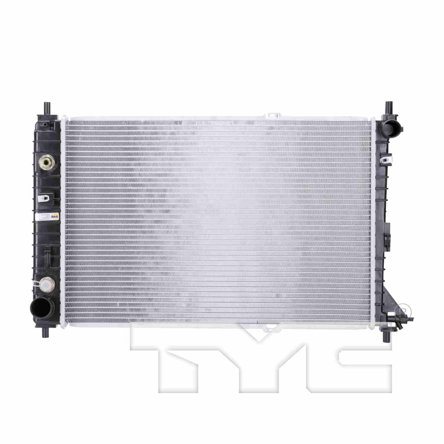 TYC TYC Radiator  top view frsport 2139