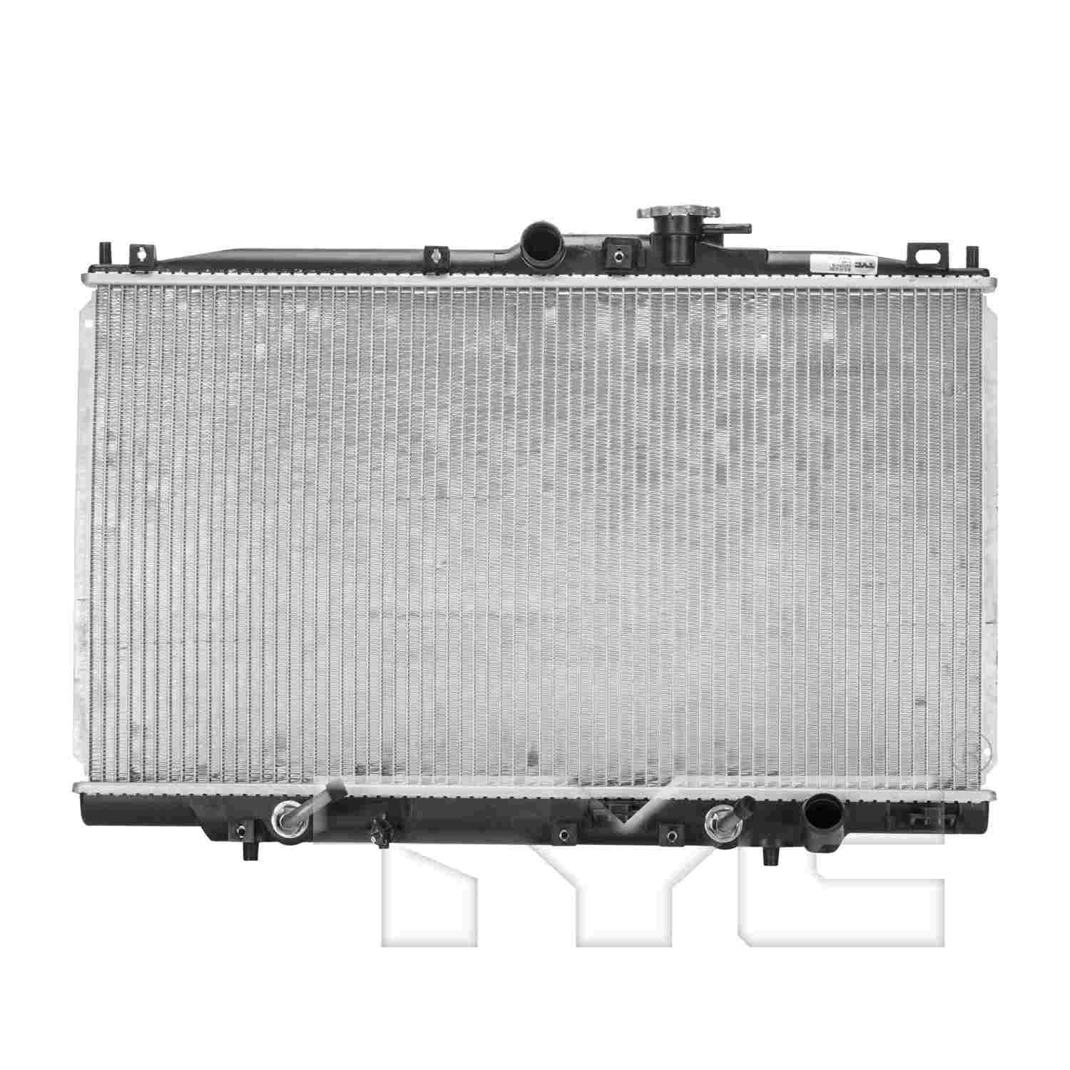 TYC TYC Radiator  top view frsport 2148