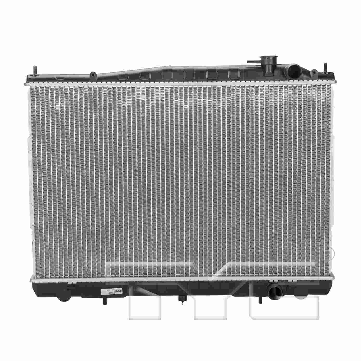 TYC TYC Radiator  top view frsport 2151