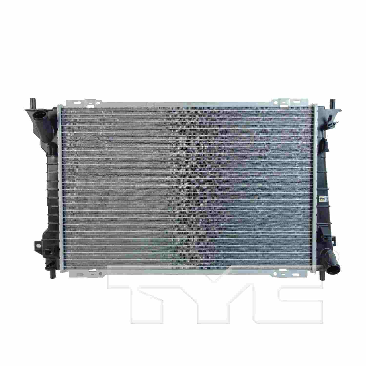 TYC TYC Radiator  top view frsport 2157