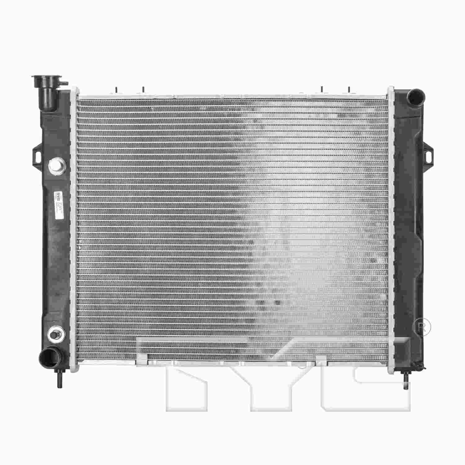 TYC TYC Radiator  top view frsport 2182