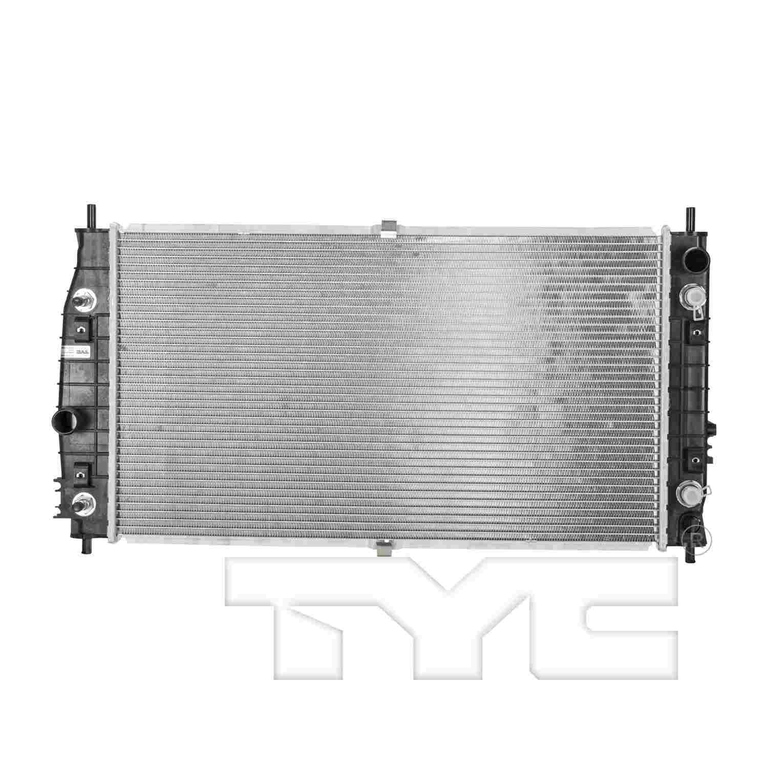 TYC TYC Radiator  top view frsport 2184