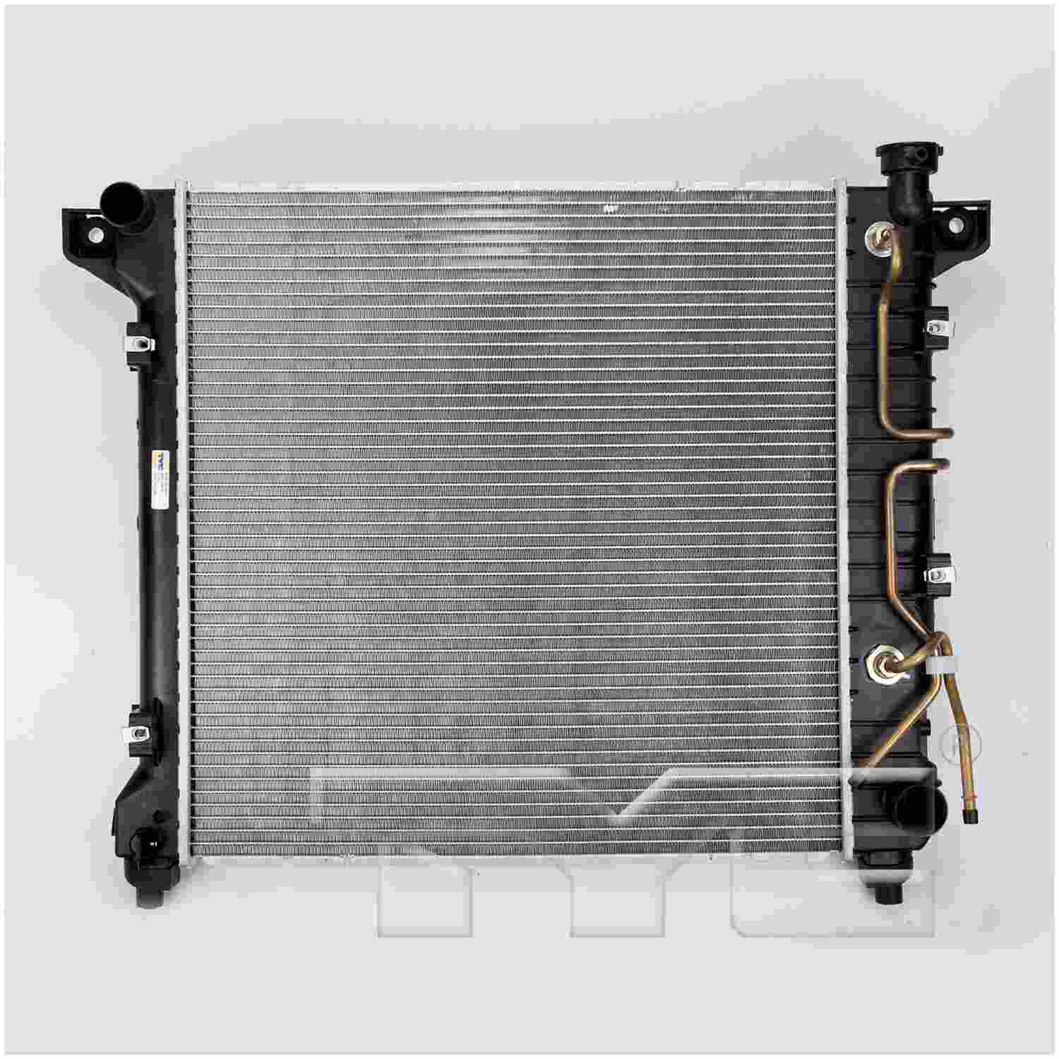 TYC TYC Radiator  top view frsport 2186