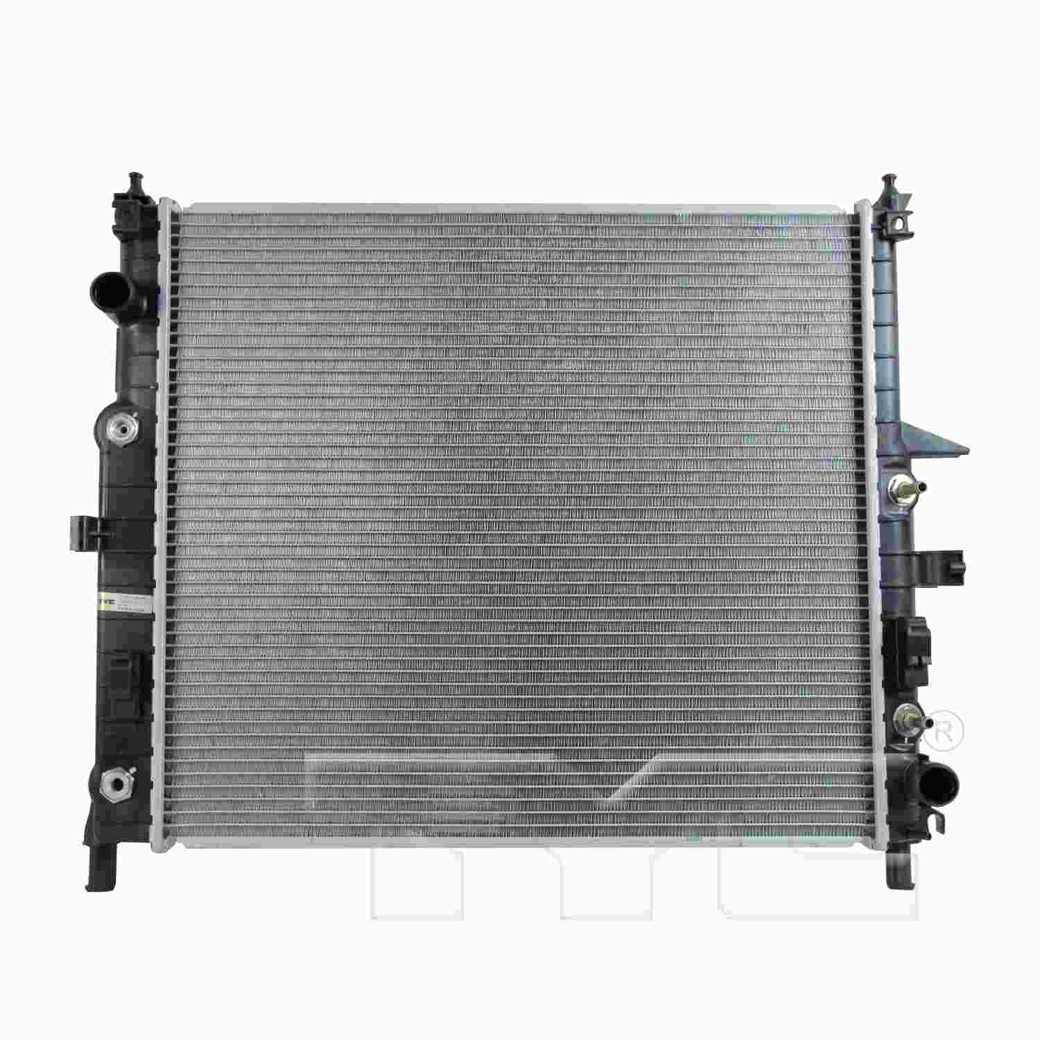 TYC TYC Radiator  top view frsport 2190