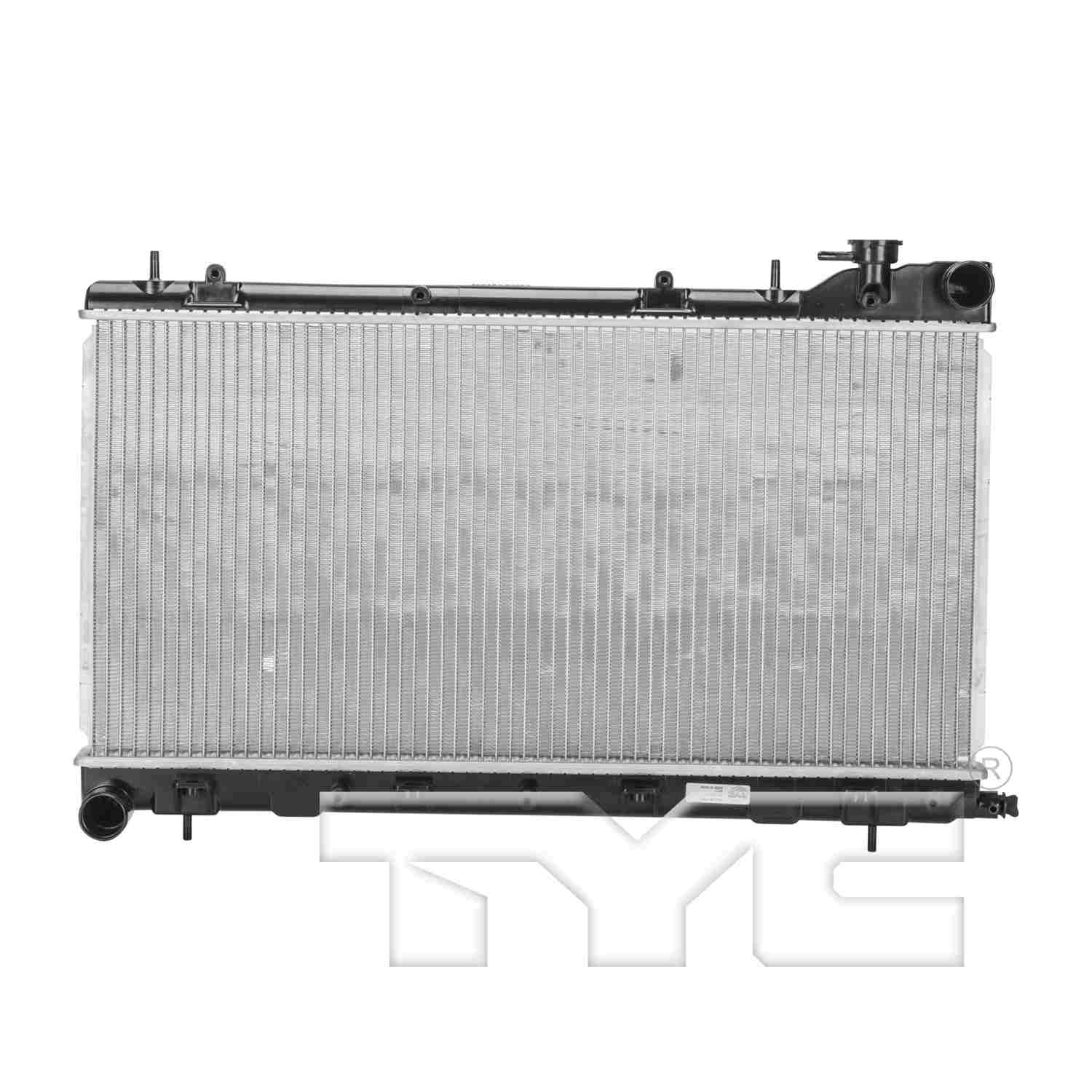 TYC TYC Radiator  top view frsport 2211