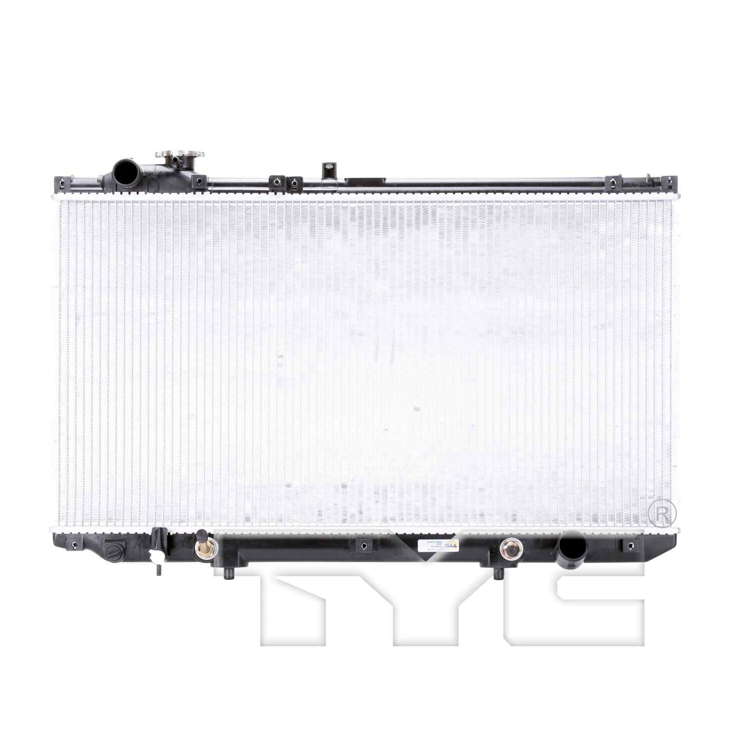 TYC TYC Radiator  top view frsport 2222