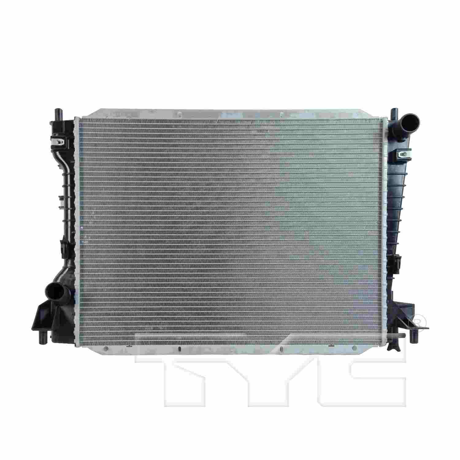 TYC TYC Radiator  top view frsport 2256