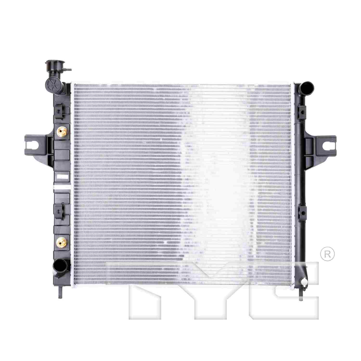 TYC TYC Radiator  top view frsport 2262