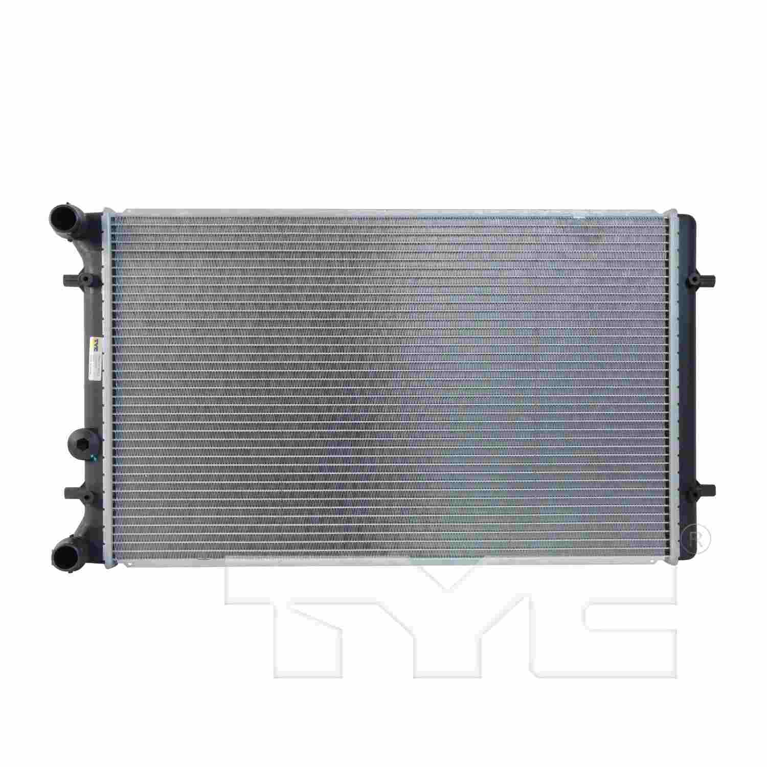 TYC TYC Radiator  top view frsport 2265