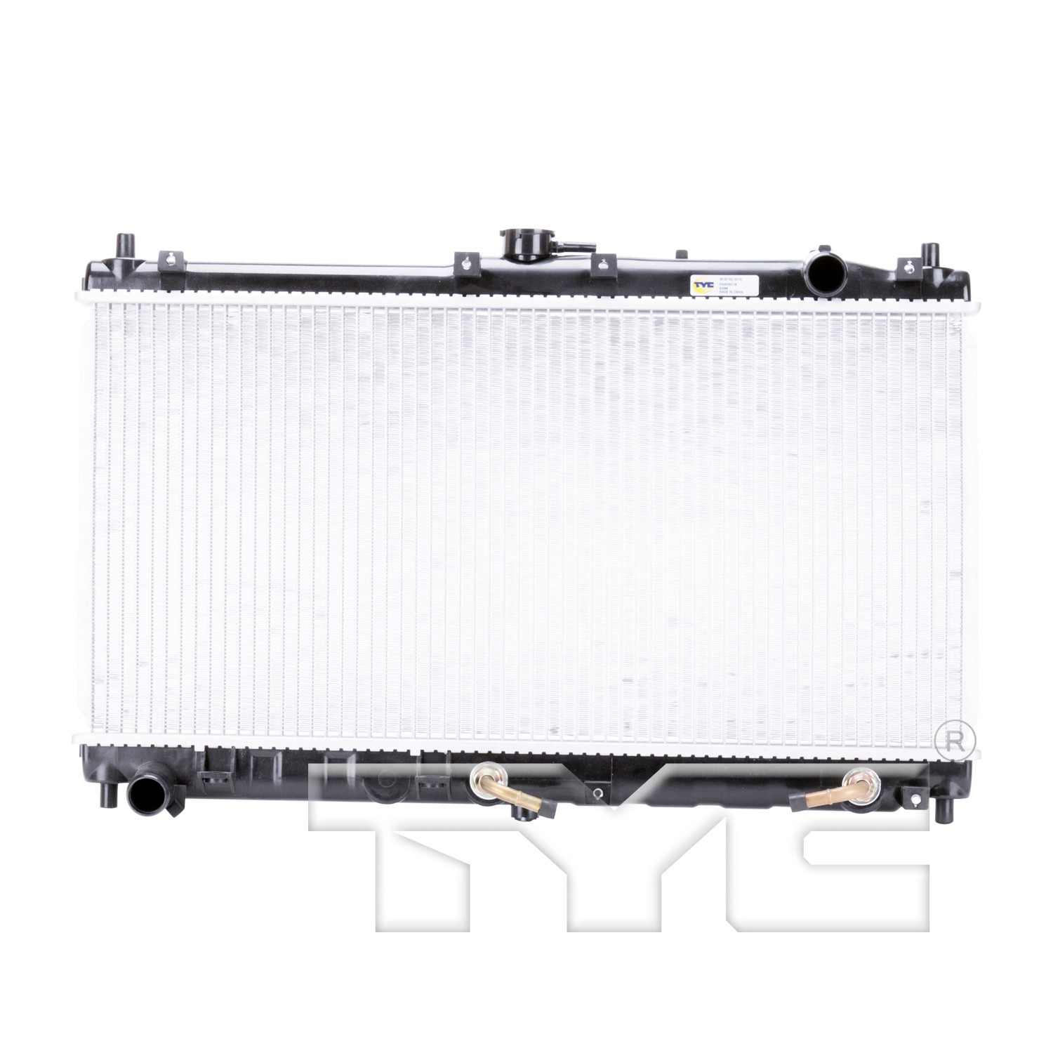 TYC TYC Radiator  top view frsport 2268