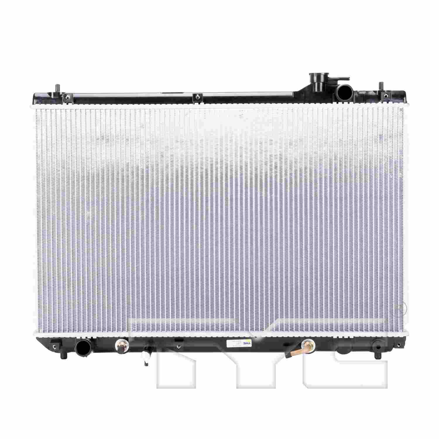 TYC TYC Radiator  top view frsport 2272