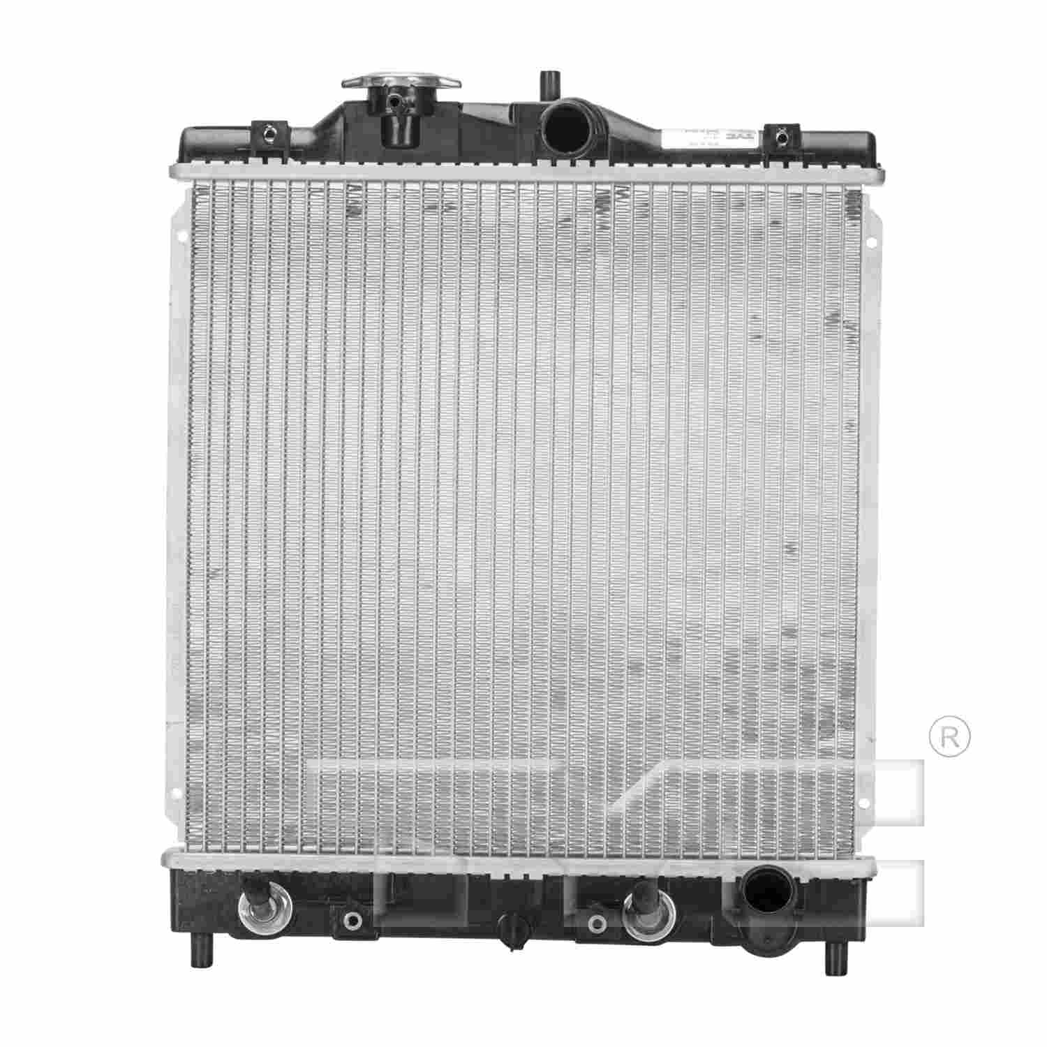 TYC TYC Radiator  top view frsport 2273