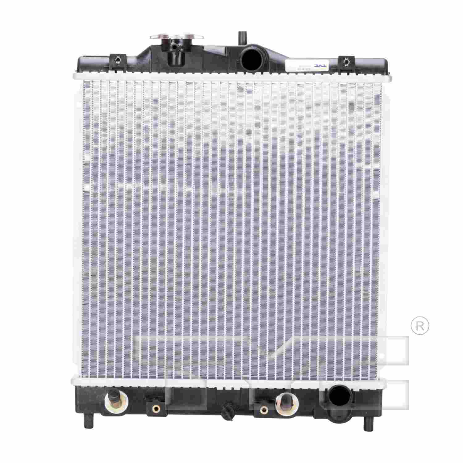 TYC TYC Radiator  top view frsport 2274