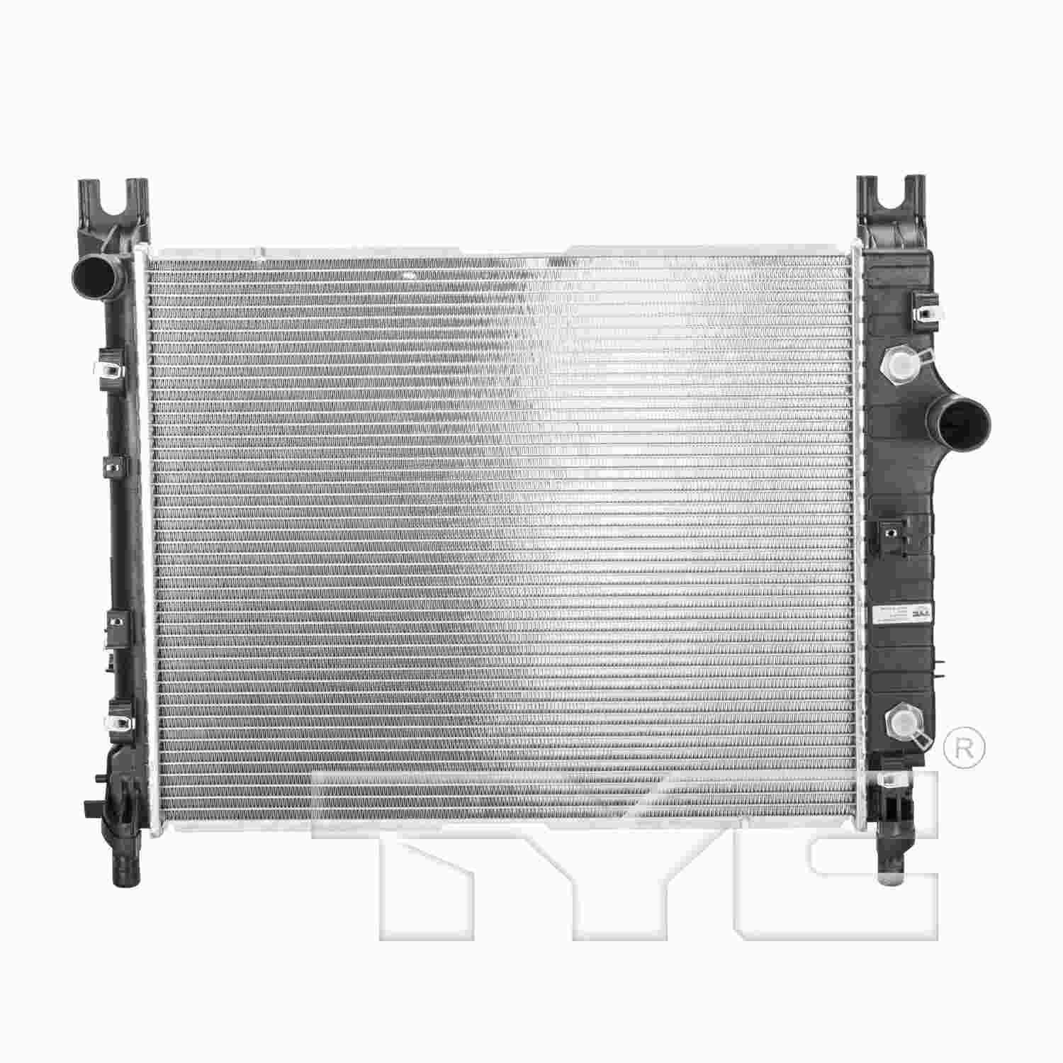 TYC TYC Radiator  top view frsport 2294