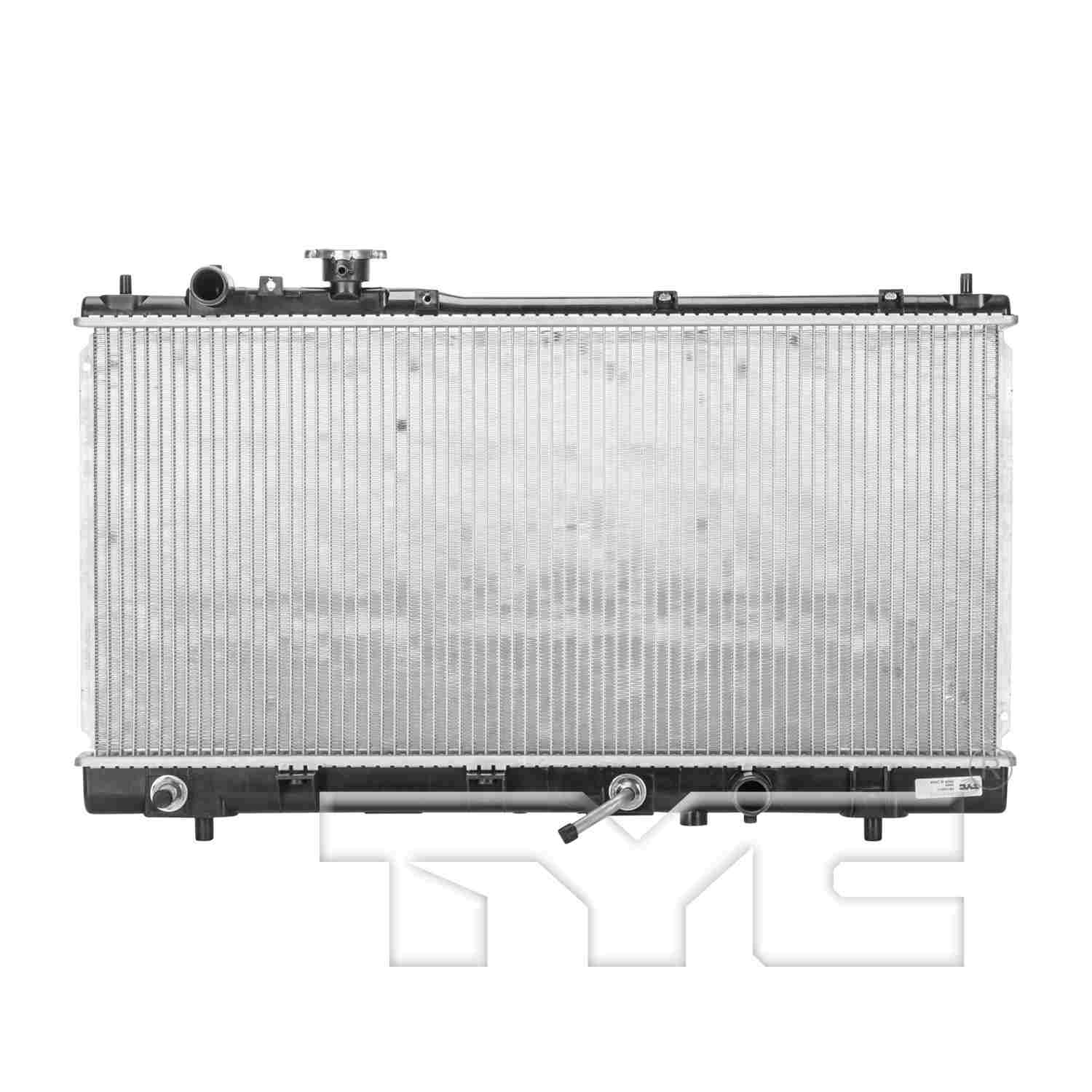 TYC TYC Radiator  top view frsport 2303